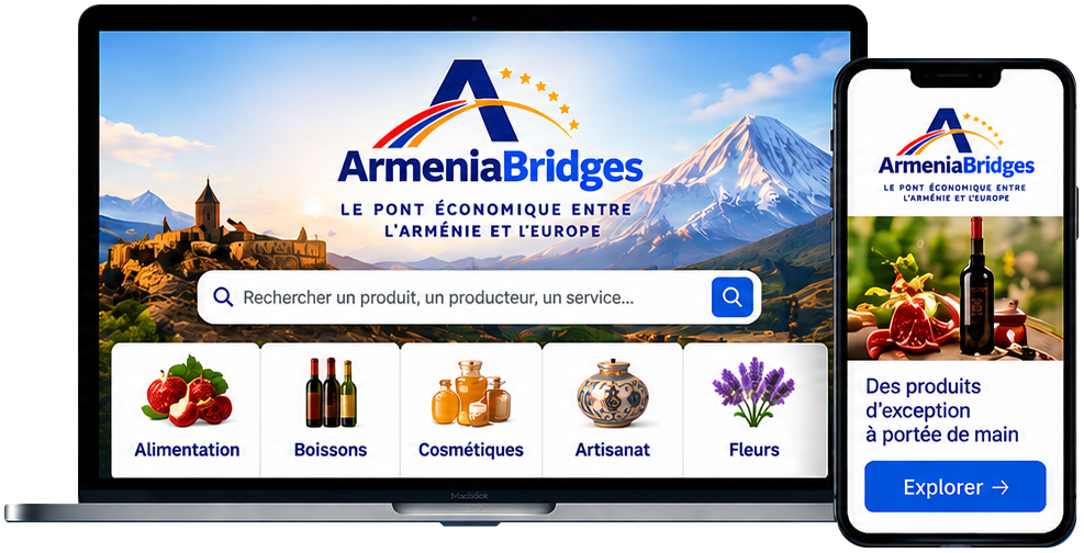 Plateforme web et application mobile ArmeniaBridges